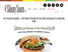 Tablet Screenshot of getsauceynow.com